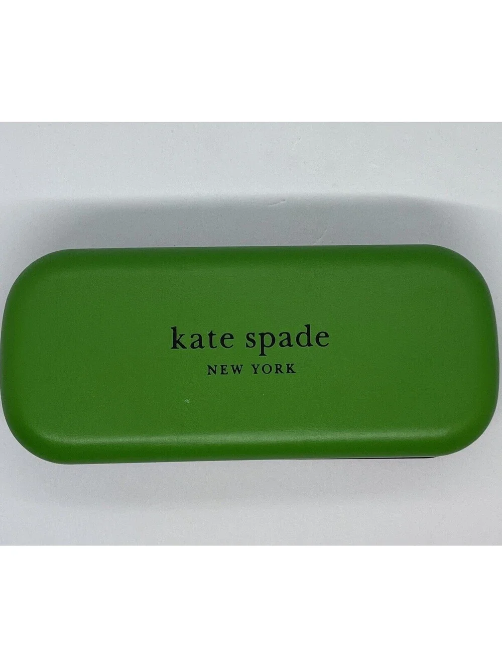 Kate Spade New York Hinged Hard Case for Glasses Green/Black